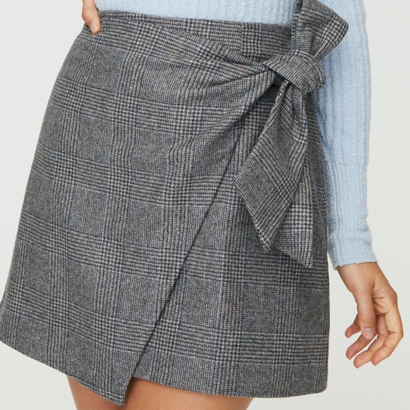 Aritzia Wilfred New Wrap Front Skirt - Picture 1 of 8